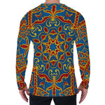 Bohemian Indian Mandala Pattern Print Men's Long Sleeve T-Shirt