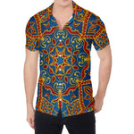 Bohemian Indian Mandala Pattern Print Men's Shirt