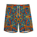 Bohemian Indian Mandala Pattern Print Men's Athletic Shorts