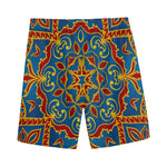 Bohemian Indian Mandala Pattern Print Men's Sports Shorts