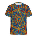 Bohemian Indian Mandala Pattern Print Men's Sports T-Shirt