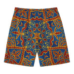 Bohemian Indian Mandala Pattern Print Men's Swim Trunks