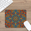 Bohemian Indian Mandala Pattern Print Mouse Pad