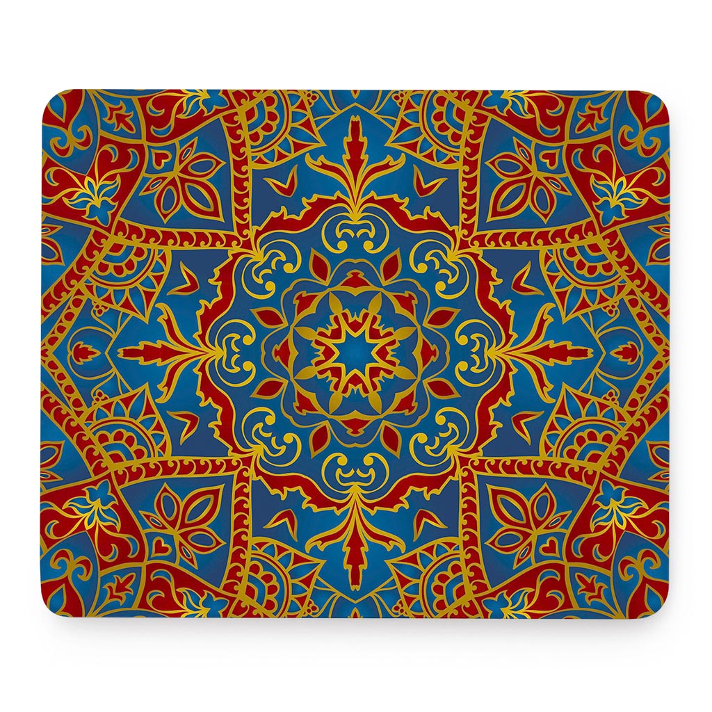 Bohemian Indian Mandala Pattern Print Mouse Pad