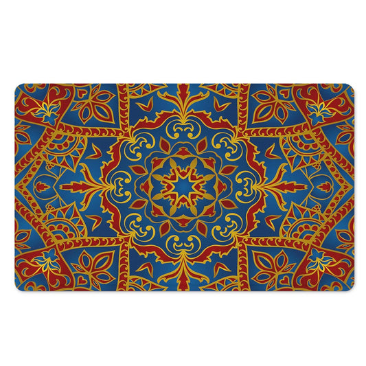 Bohemian Indian Mandala Pattern Print Polyester Doormat