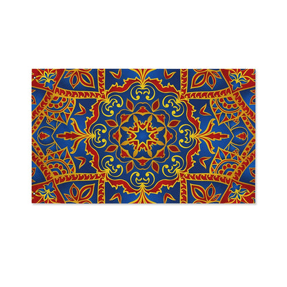 Bohemian Indian Mandala Pattern Print Polyester Flag