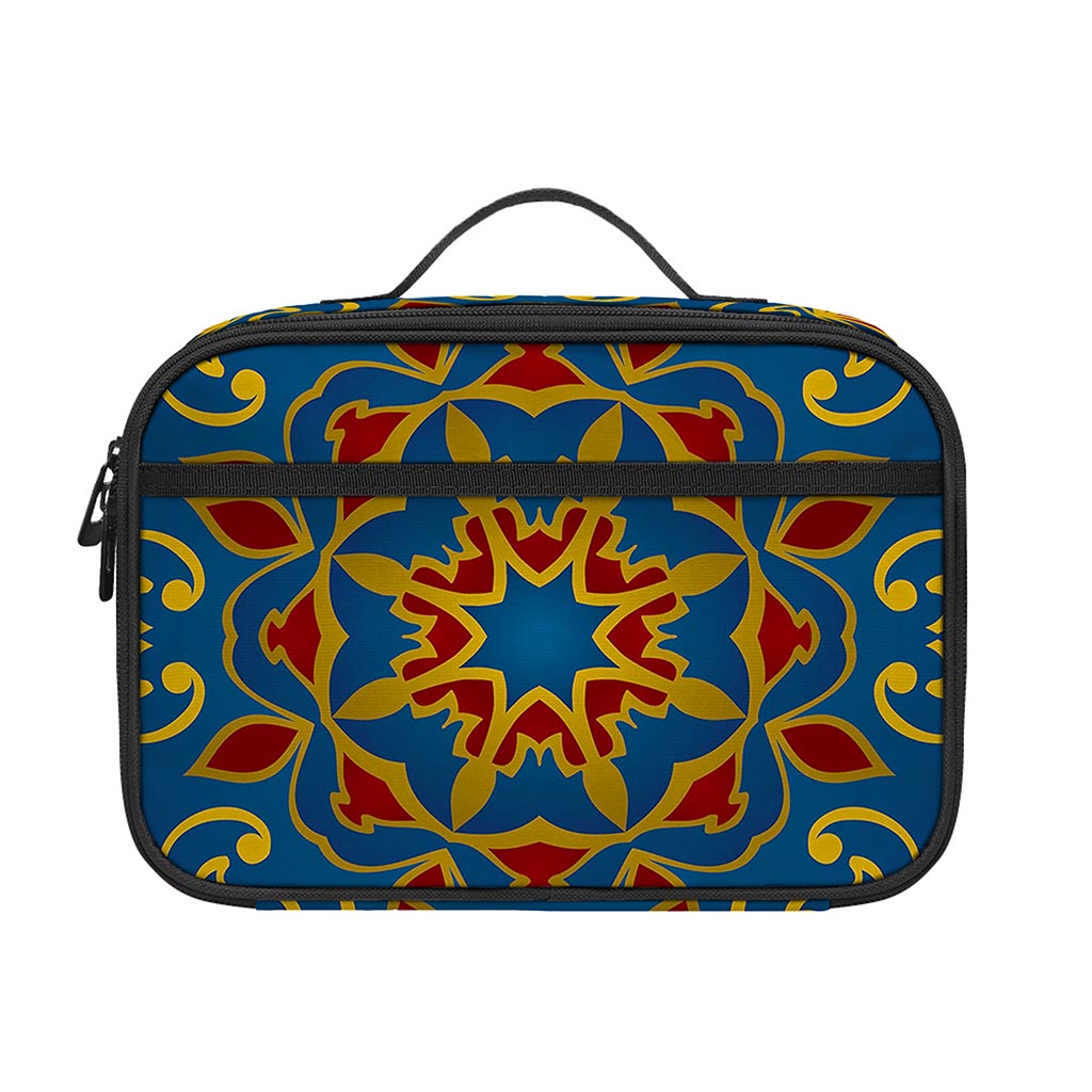 Bohemian Indian Mandala Pattern Print Portable Lunch Bag