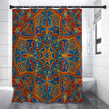 Bohemian Indian Mandala Pattern Print Premium Shower Curtain