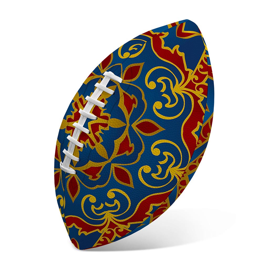 Bohemian Indian Mandala Pattern Print Rugby Ball