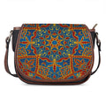 Bohemian Indian Mandala Pattern Print Saddle Bag