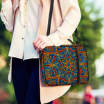 Bohemian Indian Mandala Pattern Print Shoulder Strap Bible Bag