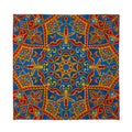 Bohemian Indian Mandala Pattern Print Silk Bandana