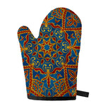 Bohemian Indian Mandala Pattern Print Single Oven Mitt
