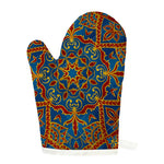 Bohemian Indian Mandala Pattern Print Single Oven Mitt