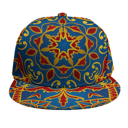 Bohemian Indian Mandala Pattern Print Snapback Cap