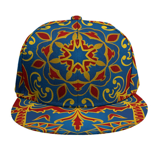 Bohemian Indian Mandala Pattern Print Snapback Cap