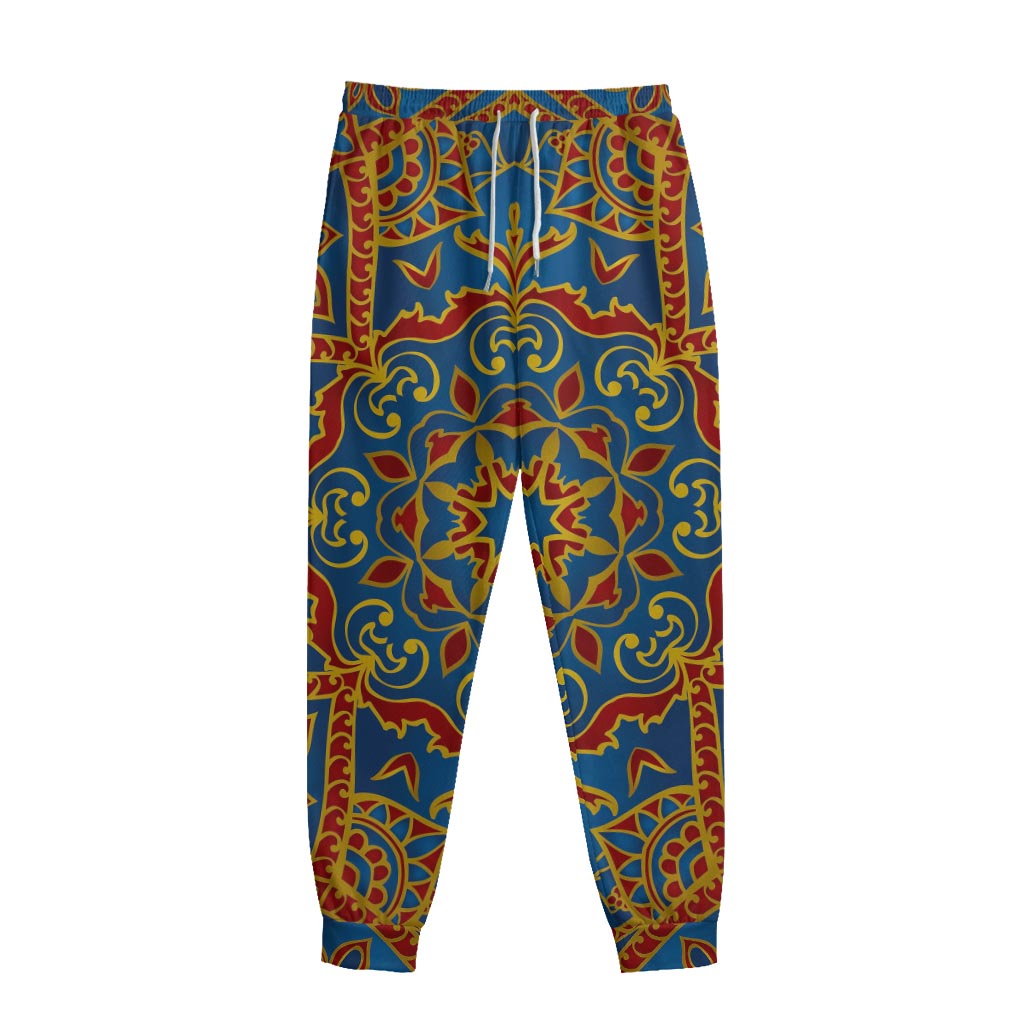 Bohemian Indian Mandala Pattern Print Sweatpants