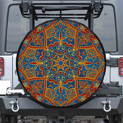 Bohemian Indian Mandala Pattern Print Tire Cover