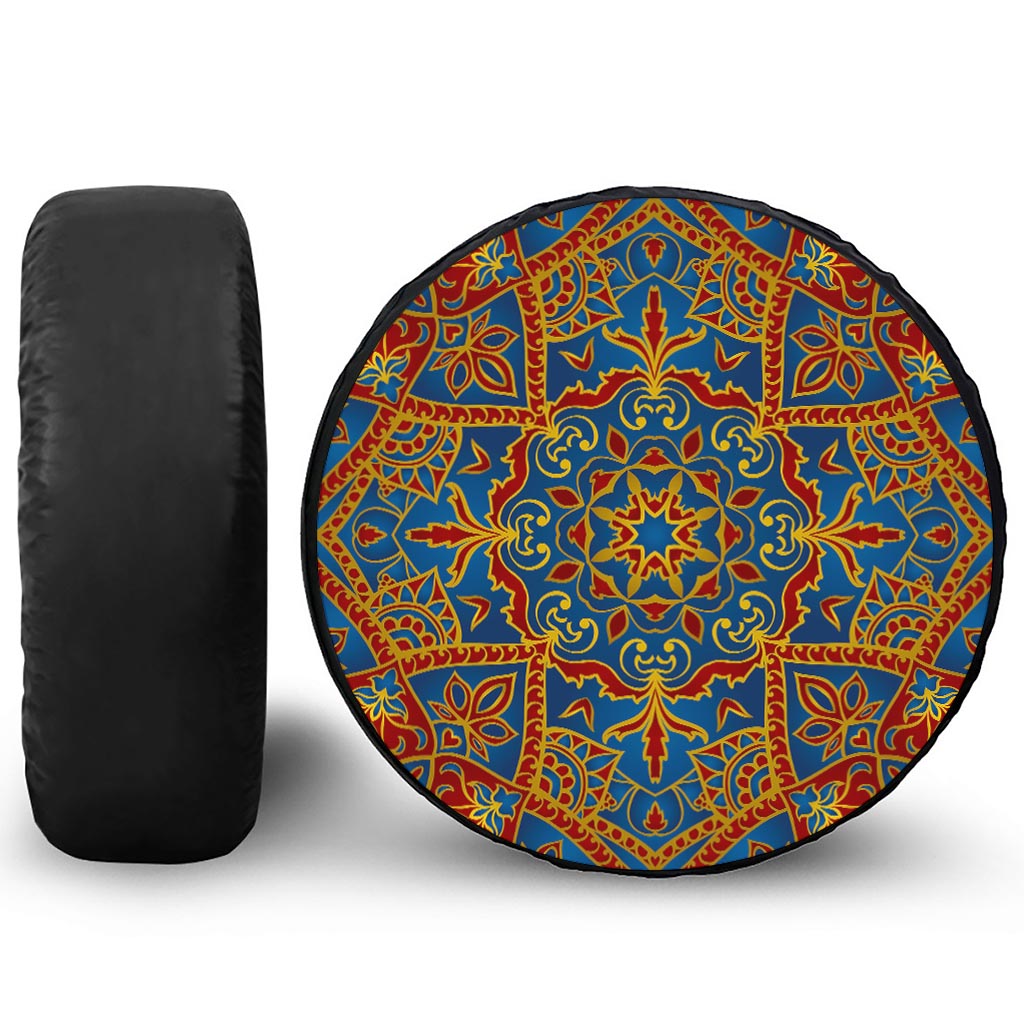 Bohemian Indian Mandala Pattern Print Tire Cover