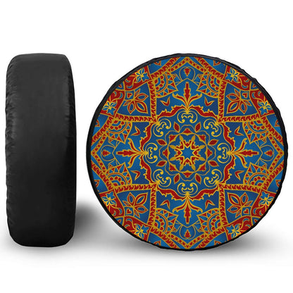 Bohemian Indian Mandala Pattern Print Tire Cover