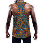 Bohemian Indian Mandala Pattern Print Training Tank Top