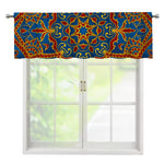 Bohemian Indian Mandala Pattern Print Window Valance