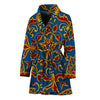 Bohemian Indian Mandala Pattern Print Women's Bathrobe