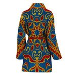 Bohemian Indian Mandala Pattern Print Women's Bathrobe