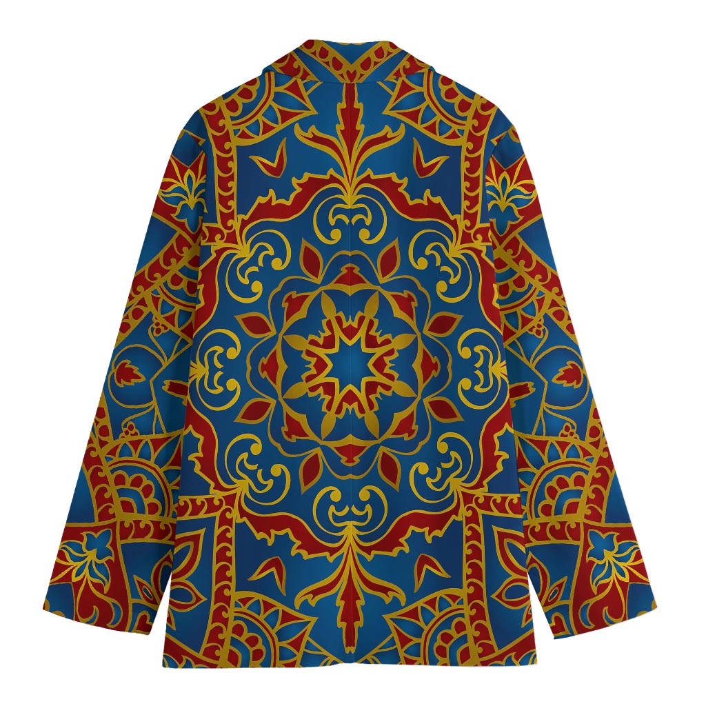 Bohemian Indian Mandala Pattern Print Women's Blazer