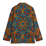 Bohemian Indian Mandala Pattern Print Women's Blazer