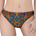 Bohemian Indian Mandala Pattern Print Women's Thong