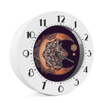 Bohemian Moon And Sun Print Alarm Clock