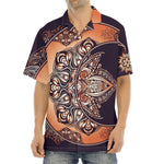 Bohemian Moon And Sun Print Aloha Shirt