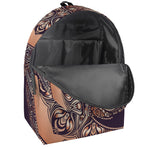 Bohemian Moon And Sun Print Backpack