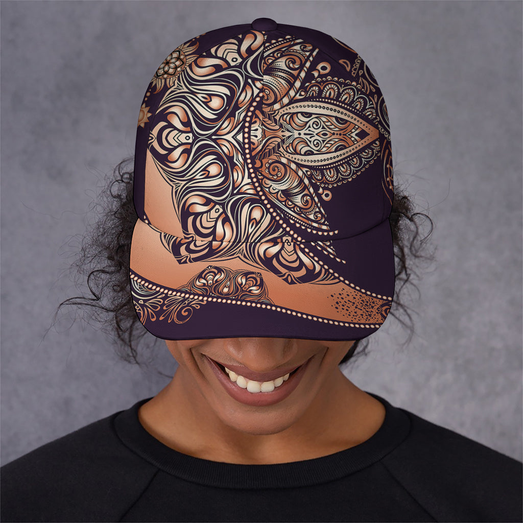Bohemian Moon And Sun Print Baseball Cap