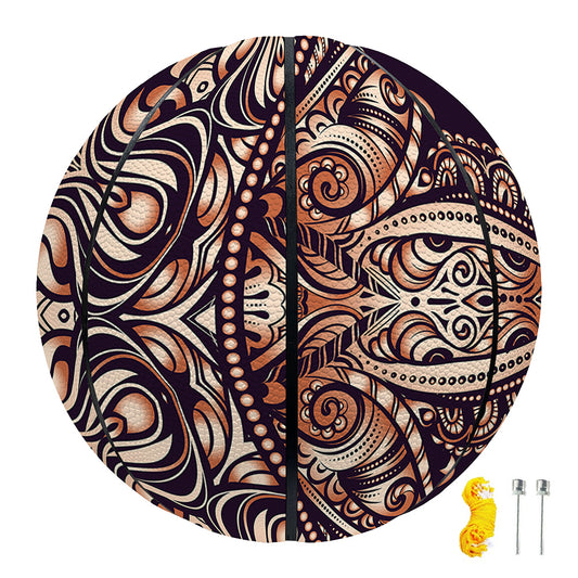 Bohemian Moon And Sun Print Basketball