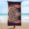 Bohemian Moon And Sun Print Beach Towel