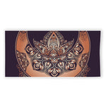 Bohemian Moon And Sun Print Beach Towel