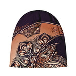 Bohemian Moon And Sun Print Beanie
