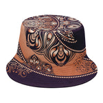 Bohemian Moon And Sun Print Bucket Hat