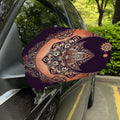 Bohemian Moon And Sun Print Car Side Mirror Covers