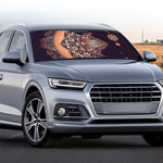 Bohemian Moon And Sun Print Car Windshield Sun Shade