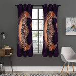 Bohemian Moon And Sun Print Curtain