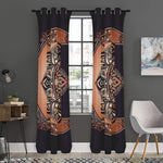 Bohemian Moon And Sun Print Curtain