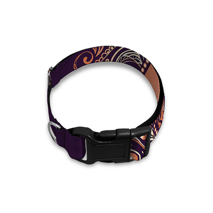 Bohemian Moon And Sun Print Dog Collar