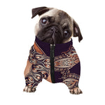 Bohemian Moon And Sun Print Dog Zip Up Jacket