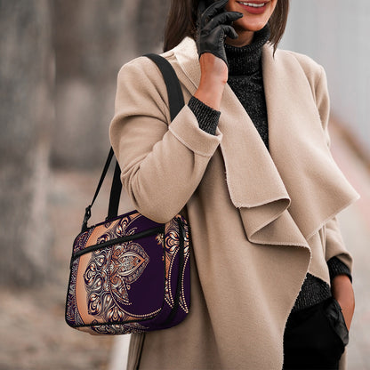 Bohemian Moon And Sun Print Double Strap Bible Bag