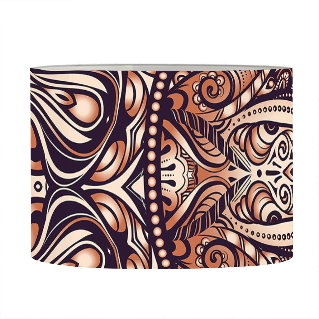 Bohemian Moon And Sun Print Drum Lamp Shade