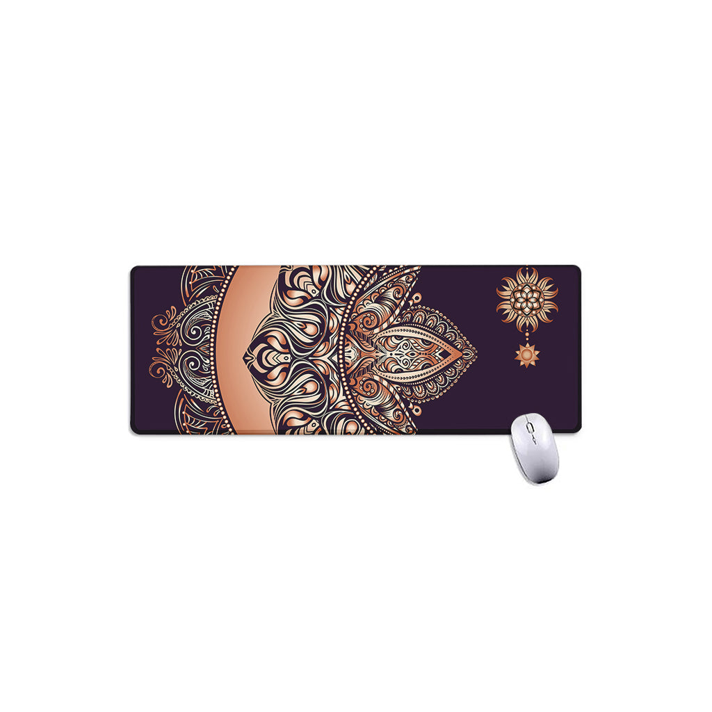 Bohemian Moon And Sun Print Extended Mouse Pad
