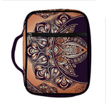 Bohemian Moon And Sun Print Front Pocket Bible Bag